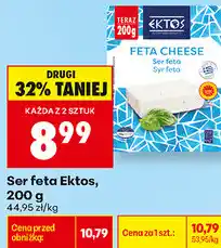 Biedronka Ser feta Ektos oferta