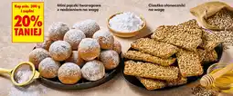 Biedronka Mini pączki twarogowe z nadzieniem, Ciastka słoneczniki na wagę oferta