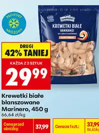 Biedronka Krewetki białe blanszowane Marinero oferta