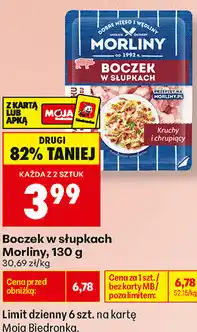 Biedronka Boczek w słupkach Morliny oferta