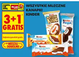 Biedronka Mleczne kanapki Kinder oferta