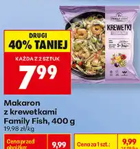 Biedronka Makaron z krewetkami Family Fish oferta