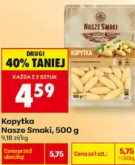 Biedronka Kopytka Nasze Smaki oferta