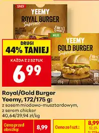 Biedronka Royal/Gold Burger Yeemy, 172/175 g oferta