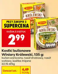 Biedronka Kostki bulionowe Winiary Królewski oferta