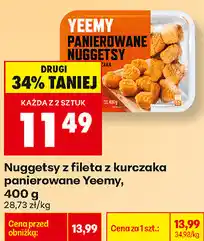Biedronka Nugetsy z fileta z kurczaka panierowane Yeemy oferta