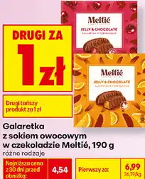 Biedronka Galaretka z sokiem owocowym w czekoladzie Mellié oferta