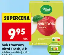 Biedronka Sok tłoczony Vital Fresh oferta
