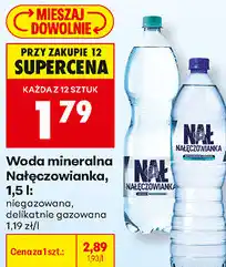 Biedronka Woda mineralna Nałęczowianka oferta