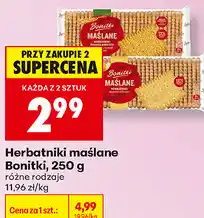 Biedronka Herbatniki maślane Bonitki oferta