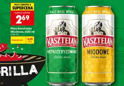 Biedronka Piwo Kasztelan Miodowe oferta