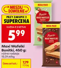 Biedronka Maxi Wafelki Bonitki oferta