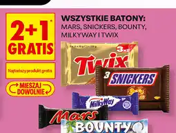 Biedronka Batony: Mars, Snickers, Bounty, Milky Way i Twix oferta