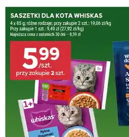 Stokrotka Karma dla kota Whiskas Rybne Przysmaki oferta