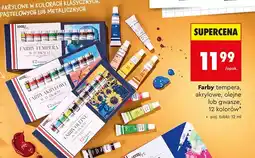Biedronka Farby akrylowe Loozz 12 kolorów oferta