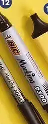 Biedronka Marker permanentny ze ściętą końcówką BIC Marking 2300 oferta