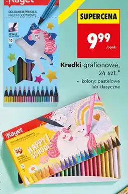 Biedronka Kredki grafionowe klasyczne Kayet 24-pak oferta