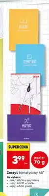 Biedronka Zeszyt tematyczny A5/32 w kratkę Herlitz oferta