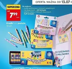 Biedronka Pastele olejne klasyczne Astra 18 szt oferta