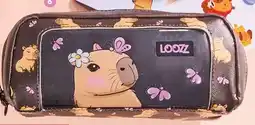 Biedronka Piórnik-saszetka dwukomorowy z naklejkami karteczkami i przywieszką LOOZZ oferta