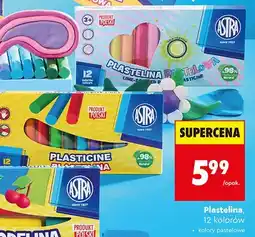 Biedronka Plastelina Astra 12 kolorów oferta