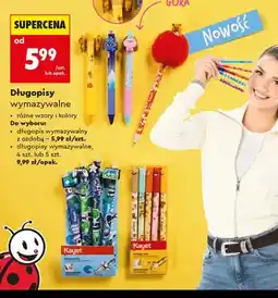 Biedronka Długopis wymazywalny z ozdobą Kayet oferta