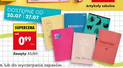 Biedronka Zeszyt A5/60 oferta