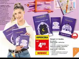 Biedronka Zeszyt A5 60 kartek Moontale Kayet oferta