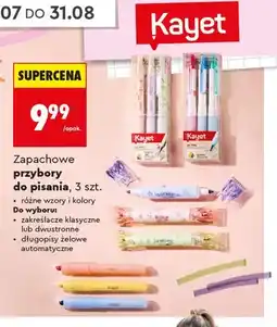 Biedronka Zakreślacze klasyczne zapachowe Kayet oferta