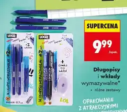 Biedronka Długopisy wymazywalne LOOZZ oferta