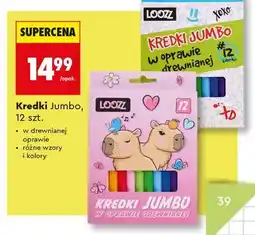 Biedronka Kredki ołówkowe Jumbo LOOZZ oferta