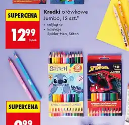 Biedronka Kredki ołówkowe Jumbo Bambino Stitch oferta