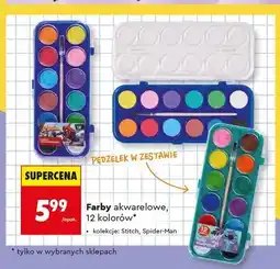 Biedronka Farby akwarelowe St. Majewski Spider-Man oferta
