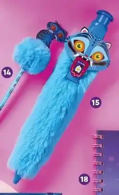 Biedronka Długopis pluszowy 28 cm niebieski tusz Netflix K-POP Demon Hunters oferta