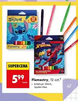 Biedronka Flamastry St. Majewski Stitch oferta