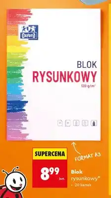 Biedronka Blok rysunkowy Oxford A3 oferta