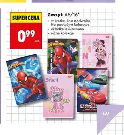 Biedronka Zeszyt A5 16 kartek lakierowany St. Majewski oferta