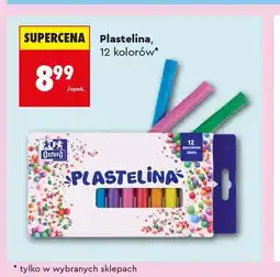Biedronka Plastelina Oxford 12 kolorów oferta