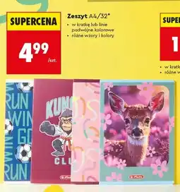 Biedronka Zeszyt A4/32 Herlitz oferta