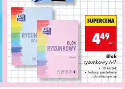 Biedronka Blok rysunkowy A4 intensywny Oxford 10 kartek oferta
