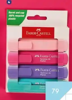 Biedronka Zakreślacze Faber-Castell pastelowe 4-pak oferta