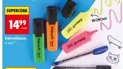 Biedronka Zakreślacze Pelikan Signal 4-pak oferta