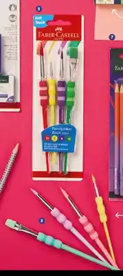 Biedronka Pędzelki Faber-Castell klasyczne 4-pak oferta