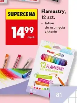 Biedronka Flamastry Pentel oferta