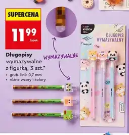 Biedronka Długopisy wymazywalne z figurką Kidea oferta