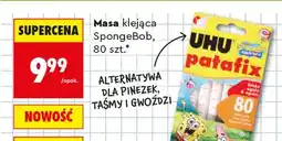 Biedronka Masa klejąca UHU patafix SpongeBob oferta