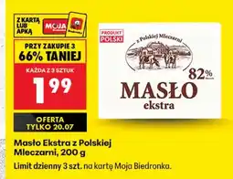 Biedronka Masło Ekstra z Polskiej Mleczarni oferta