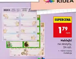 Biedronka Naklejki na zeszyty Kidea oferta