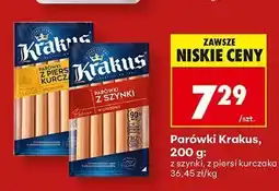 Biedronka Parówki z szynki Krakus oferta