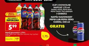 Biedronka Napój gazowany Pepsi Zero oferta
